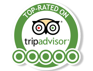 Top rated on tripadvisor logo